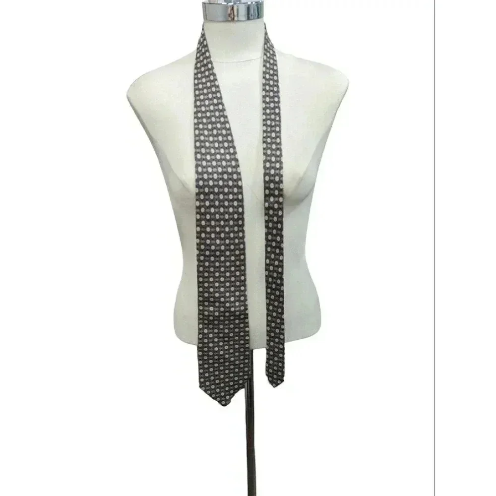 Christian Dior Monsieur Geometric Silk Necktie‎ Green Purple Tie